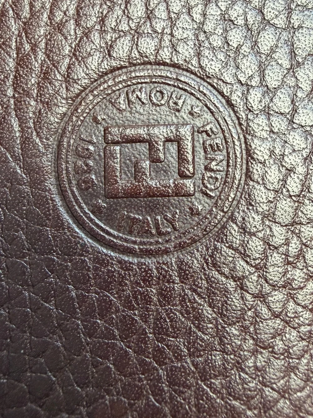 Fendi Leather Card Holder